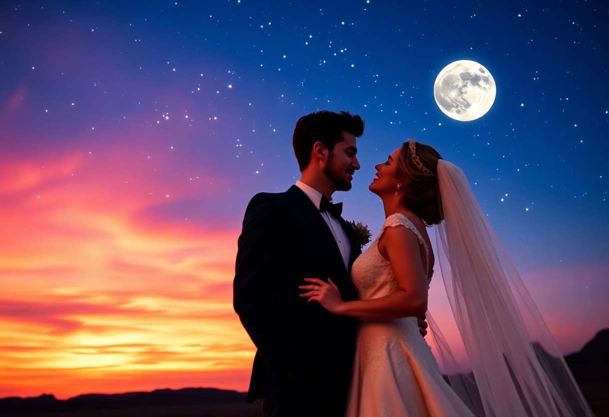How Do Celestial Backdrops Influence The Magic Of Wedding Photography?