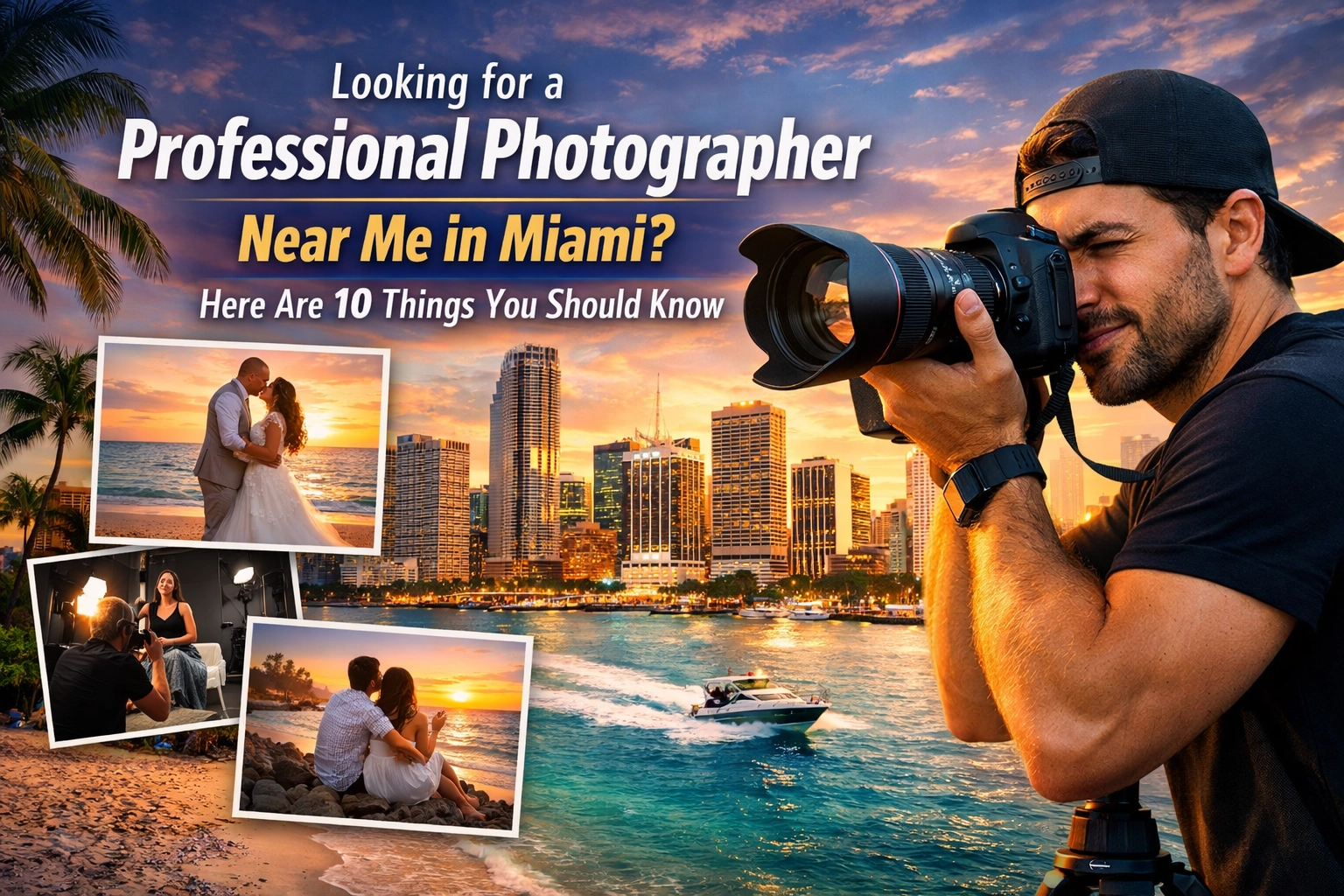 Looking for a Professional Photographer Near Me in Miami? Here Are 10 Things You Should Know