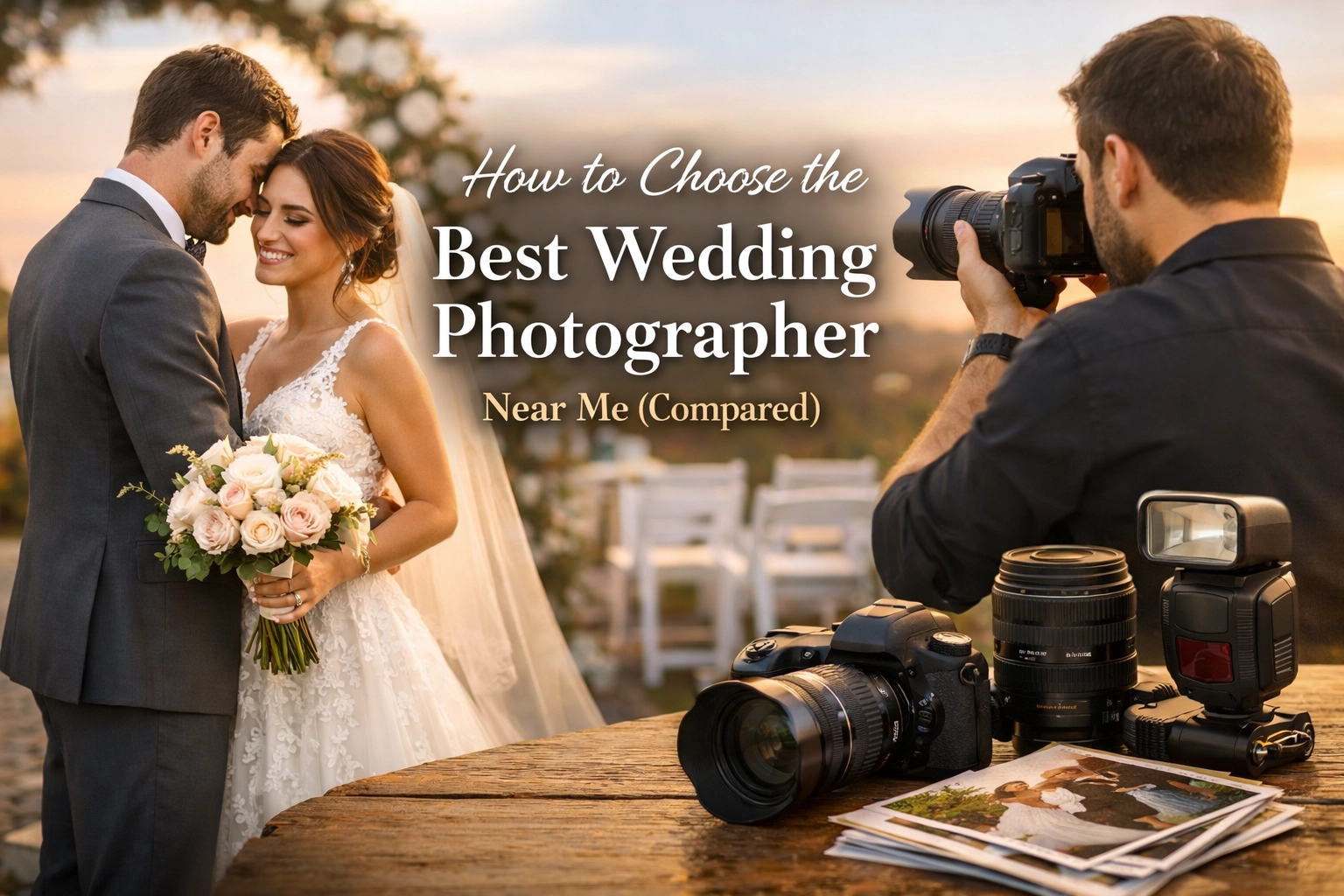 How to Choose the Best Wedding Photographer Near Me (Compared)