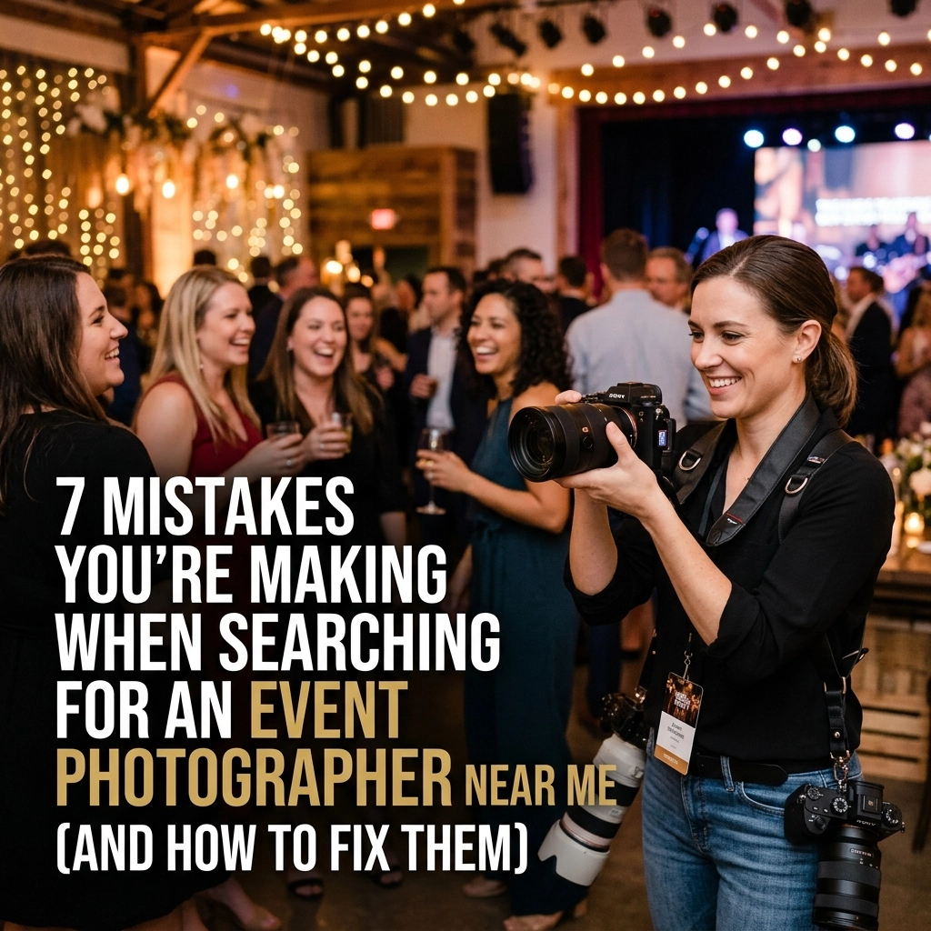 7 Mistakes You’re Making When Searching for an Event Photographer Near Me (And How to Fix Them)